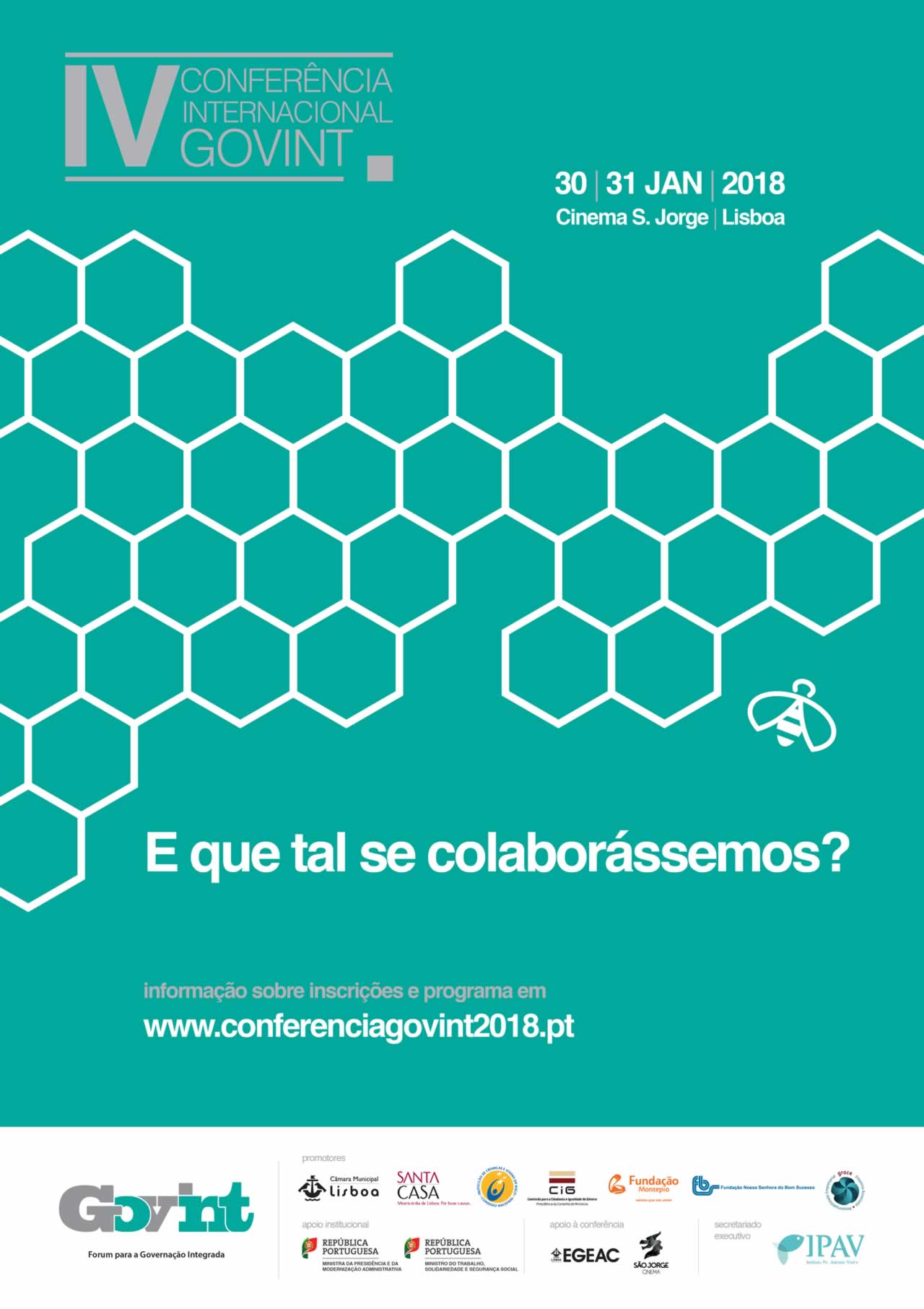 IV Conferencia Internacional GovInt MKT Programa V2 Cartaz 48x68